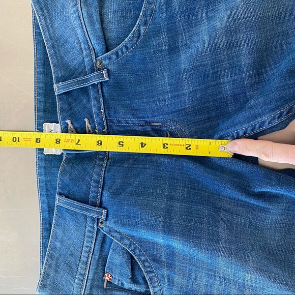 HUDSON Jeans Signature Bootcut Flap Pockets Jeans Size 26 Perfect Jeans Long - Picture 10 of 13